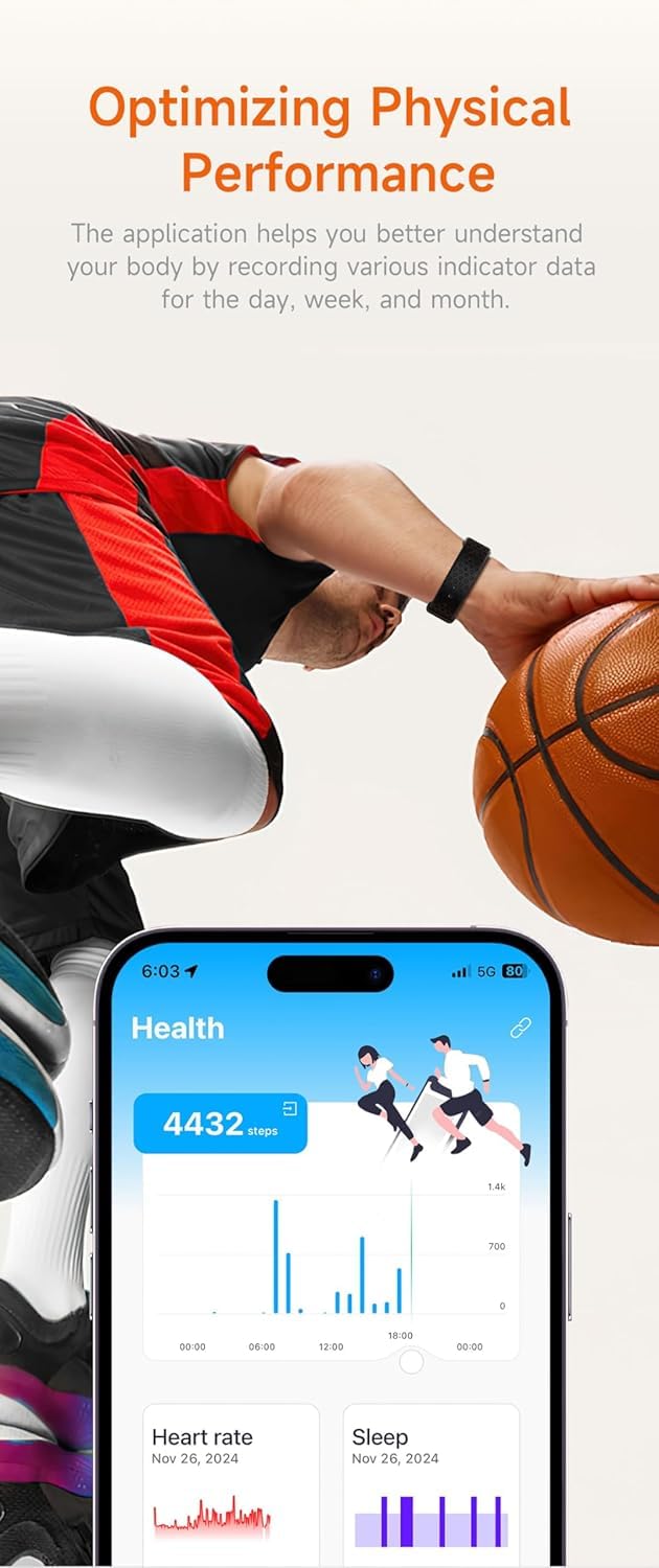 Smart Bracelet for Men Women, Wearable Health Activity Fitness Trackers Sports Monitoring Sleep Tracker with Free APP and 2 Bands (JF21)