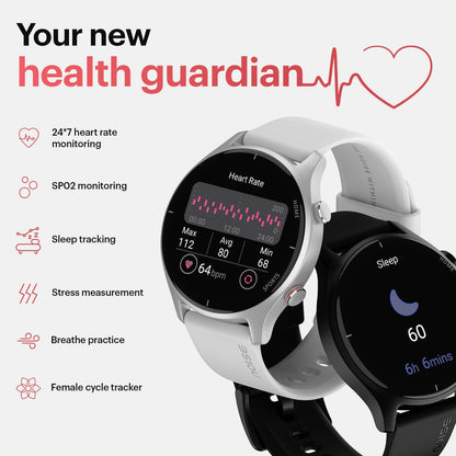Noise Twist Go Round dial Smartwatch with BT Calling, 1.39" Display, Metal Build, 100+ Watch Faces, IP68, Sleep Tracking, 100+ Sports Modes, 24/7 Heart Rate Monitoring (Jet Black)