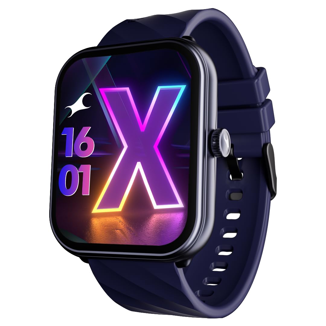 Fastrack Limitless Glide X 1.83" Smart Watch with Ultra UV HD Display, SpO2, Heart Rate & Sleep Tracking, Bluetooth Calling, 100+ Sports Modes, 5-Day Battery, Smartwatch for Men & Women (Black)