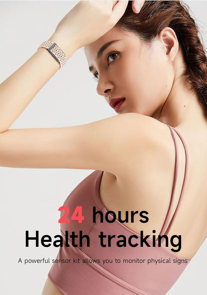 Smart Bracelet for Men Women, Wearable Health Activity Fitness Trackers Sports Monitoring Sleep Tracker with Free APP and 2 Bands (JF21)