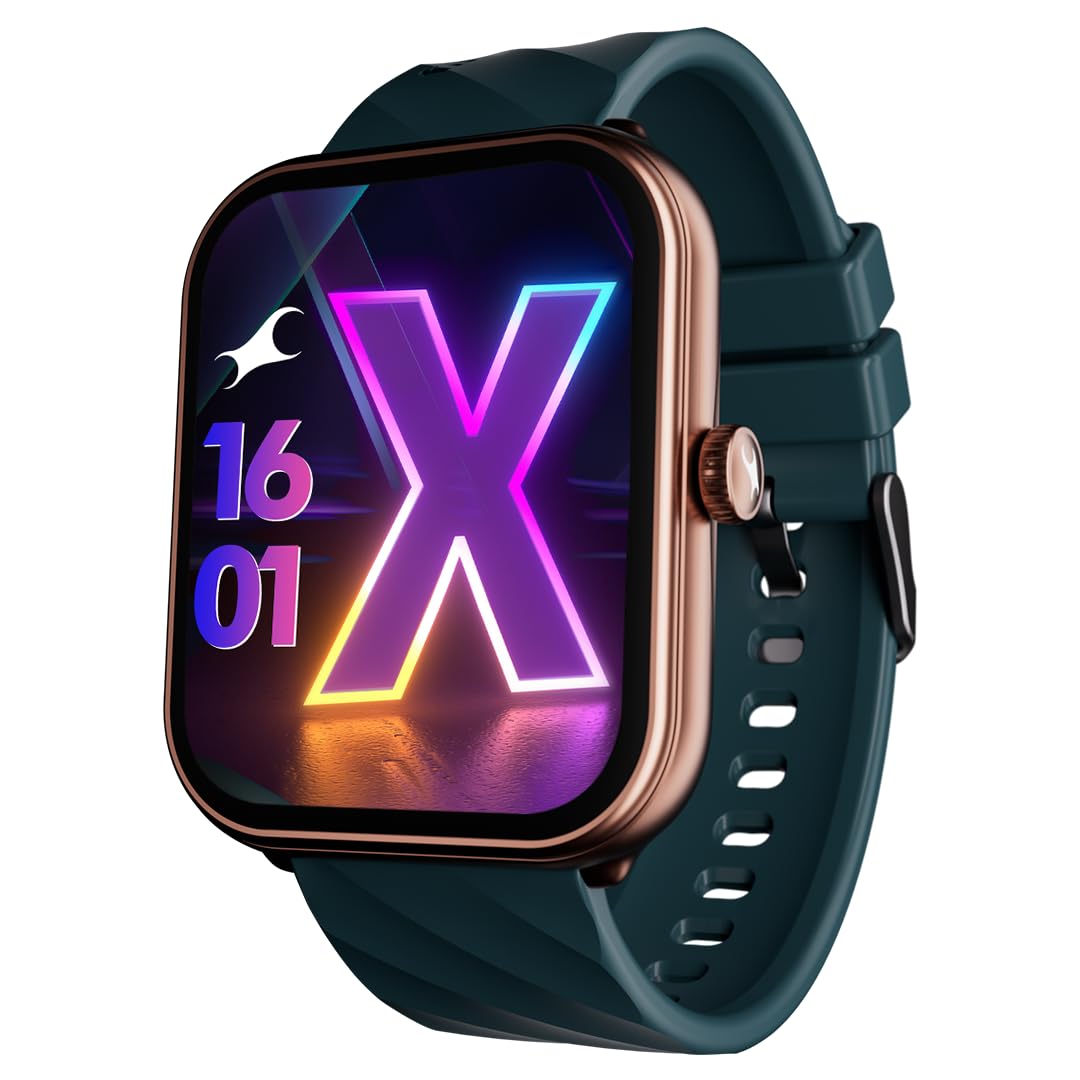 Fastrack Limitless Glide X 1.83" Smart Watch with Ultra UV HD Display, SpO2, Heart Rate & Sleep Tracking, Bluetooth Calling, 100+ Sports Modes, 5-Day Battery, Smartwatch for Men & Women (Black)