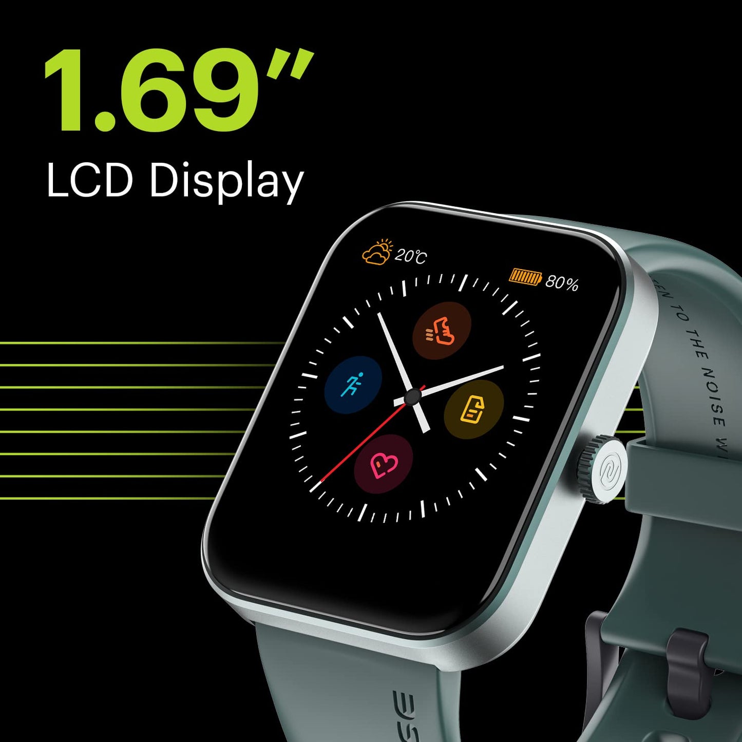 Noise Twist Go Round dial Smartwatch with BT Calling, 1.39" Display, Metal Build, 100+ Watch Faces, IP68, Sleep Tracking, 100+ Sports Modes, 24/7 Heart Rate Monitoring (Jet Black)