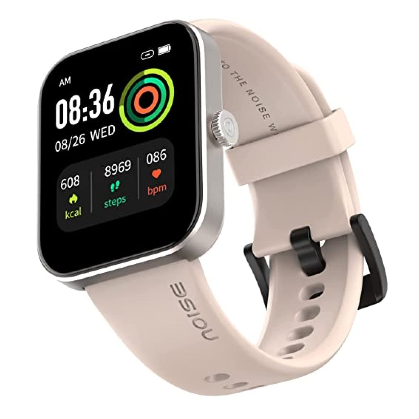 Noise Twist Go Round dial Smartwatch with BT Calling, 1.39" Display, Metal Build, 100+ Watch Faces, IP68, Sleep Tracking, 100+ Sports Modes, 24/7 Heart Rate Monitoring (Jet Black)