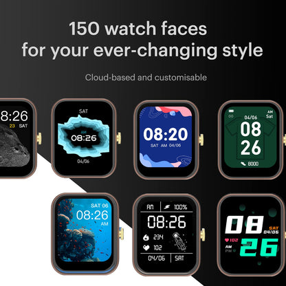 Noise Twist Go Round dial Smartwatch with BT Calling, 1.39" Display, Metal Build, 100+ Watch Faces, IP68, Sleep Tracking, 100+ Sports Modes, 24/7 Heart Rate Monitoring (Jet Black)