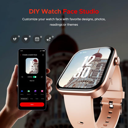Boat Storm Call 3 w/TBT Navigation, Daily Activity Tracker, DIY Watch Face Studio,700+ Active Modes, 1.83" (4.6 cm) HD Display Fitness Smart Watch for Men & Women(Active Black)