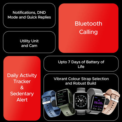 Boat Storm Call 3 w/TBT Navigation, Daily Activity Tracker, DIY Watch Face Studio,700+ Active Modes, 1.83" (4.6 cm) HD Display Fitness Smart Watch for Men & Women(Active Black)