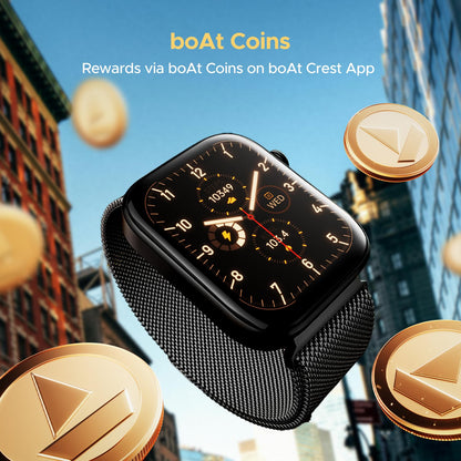 Boat Storm Call 3 w/TBT Navigation, Daily Activity Tracker, DIY Watch Face Studio,700+ Active Modes, 1.83" (4.6 cm) HD Display Fitness Smart Watch for Men & Women(Active Black)