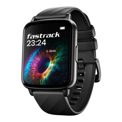 Fastrack Limitless Glide X 1.83" Smart Watch with Ultra UV HD Display, SpO2, Heart Rate & Sleep Tracking, Bluetooth Calling, 100+ Sports Modes, 5-Day Battery, Smartwatch for Men & Women (Black)