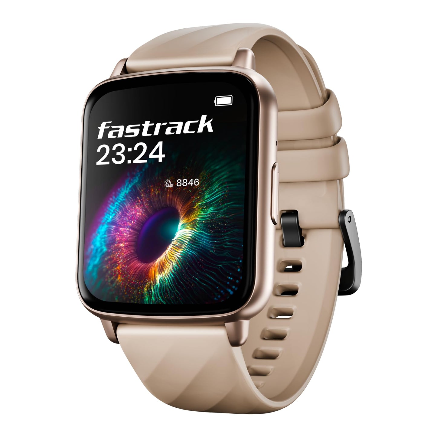 Fastrack Limitless Glide X 1.83" Smart Watch with Ultra UV HD Display, SpO2, Heart Rate & Sleep Tracking, Bluetooth Calling, 100+ Sports Modes, 5-Day Battery, Smartwatch for Men & Women (Black)