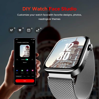 Boat Storm Call 3 w/TBT Navigation, Daily Activity Tracker, DIY Watch Face Studio,700+ Active Modes, 1.83" (4.6 cm) HD Display Fitness Smart Watch for Men & Women(Active Black)