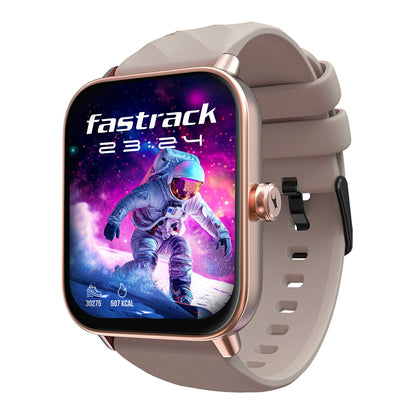 Fastrack Limitless Glide X 1.83" Smart Watch with Ultra UV HD Display, SpO2, Heart Rate & Sleep Tracking, Bluetooth Calling, 100+ Sports Modes, 5-Day Battery, Smartwatch for Men & Women (Black)